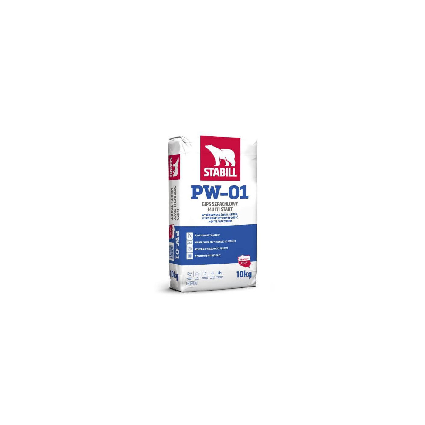 Gips Szpachlowy Multi Start Pw-01 10Kg Stabill