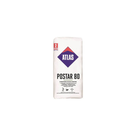 Posadzka Cementowa Szybkosprawna Postar 80 25Kg 10-80 mm Atlas