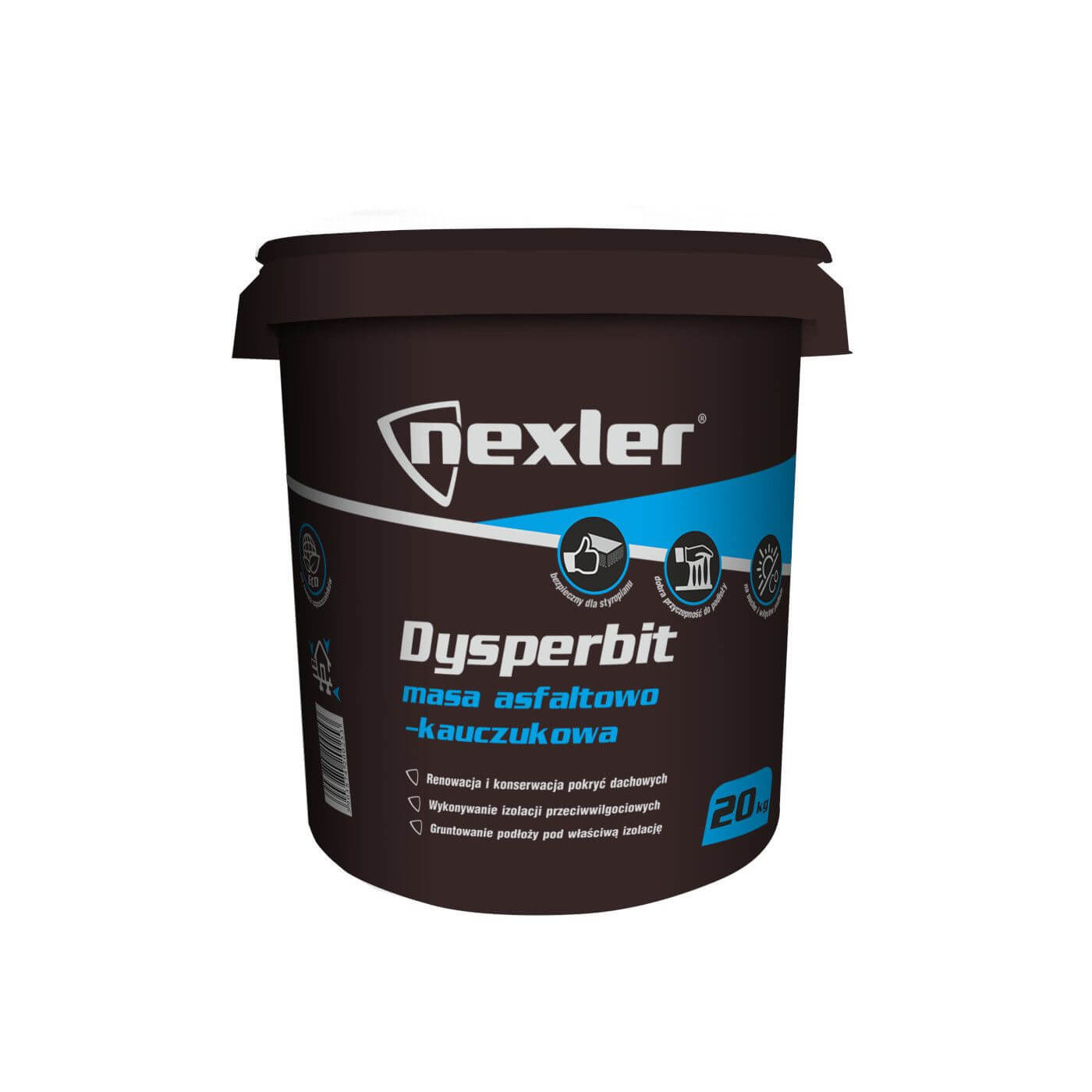 Masa Asfaltowo-Kauczukowa Dysperbit 20 Kg Nexler