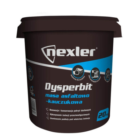 Masa Asfaltowo-Kauczukowa Dysperbit 20 Kg Nexler