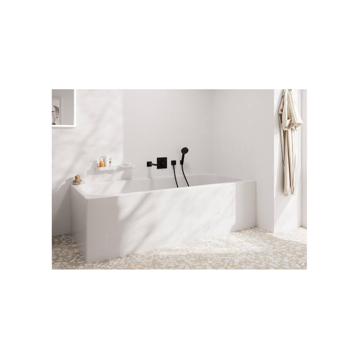 Wylewka Wannowa Tecturis E Czarny Mat 73410670 Hansgrohe