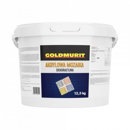 Masa Akrylowa Do Mozaiki Dekoracyjnej 12,5kg Goldmurit