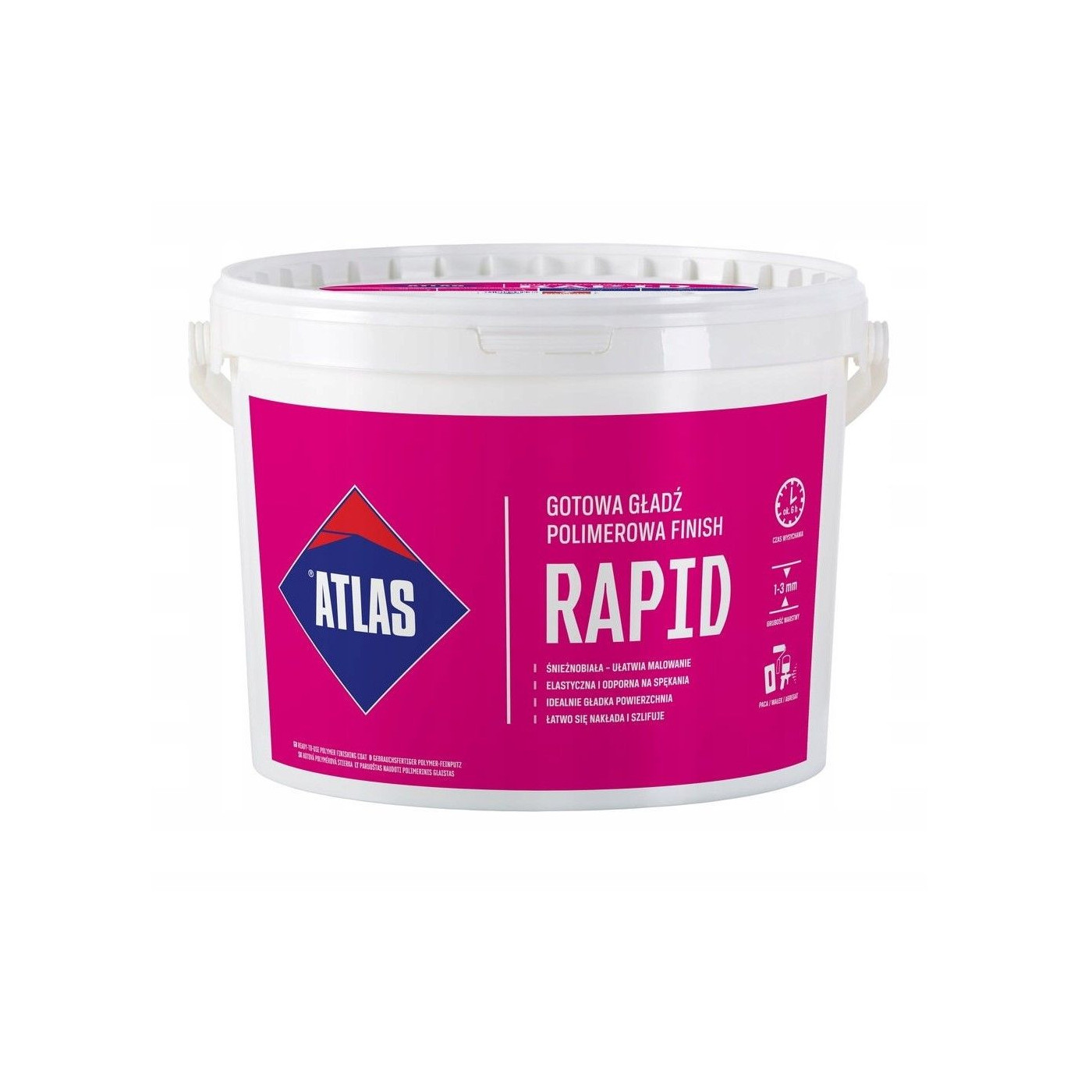 Gładź Polimerowa Rapid 25 Kg Atlas