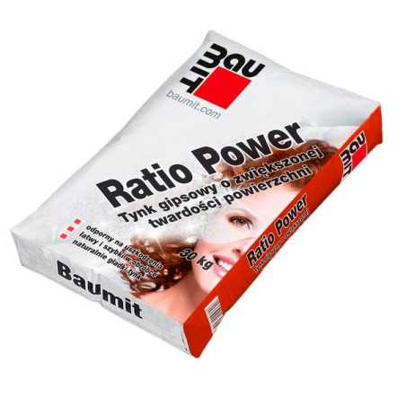 Tynk Gipsowy Ratio Power 30 kg Baumit