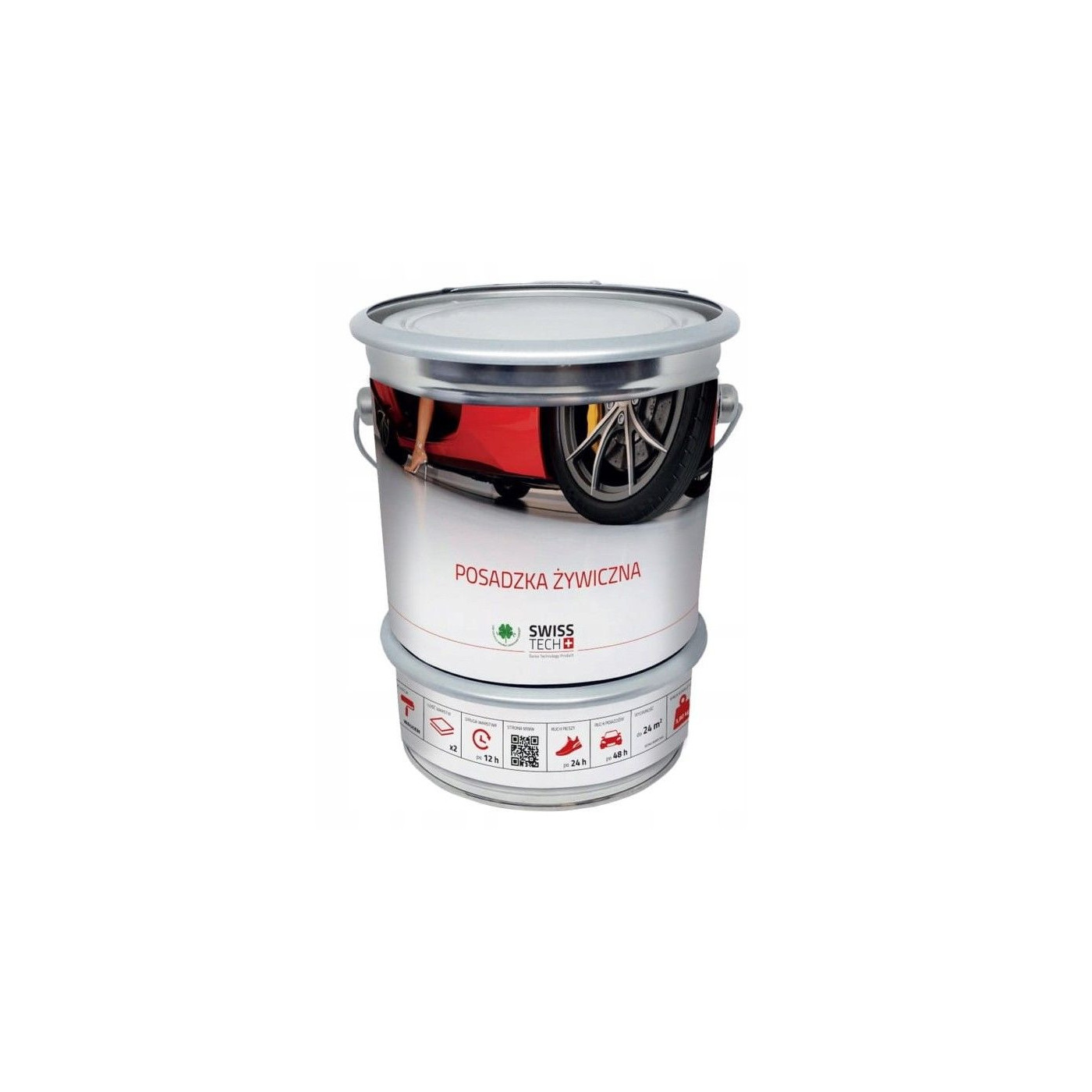 Posadzka Żywiczna LV RAL 7001 3.8 Kg Swiss Tech
