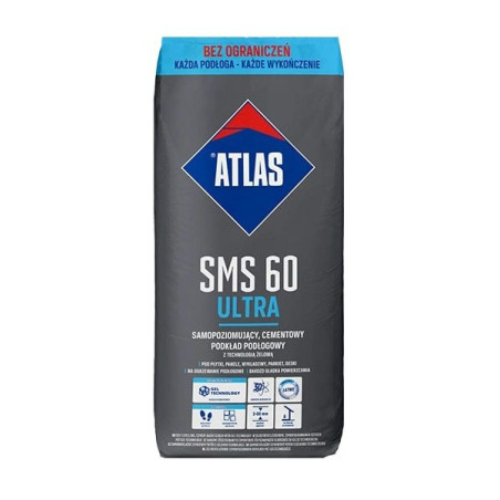 Samopoziomujący Cementowy Podkład Podłogowy Sms 60 25Kg Atlas