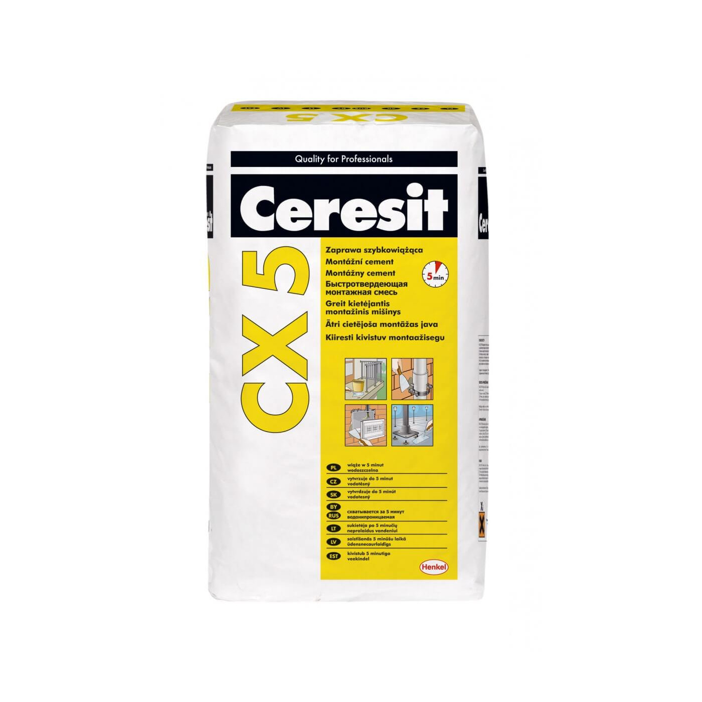 Zaprawa Szybkowiążąca CX 5 Worek 5 kg Ceresit