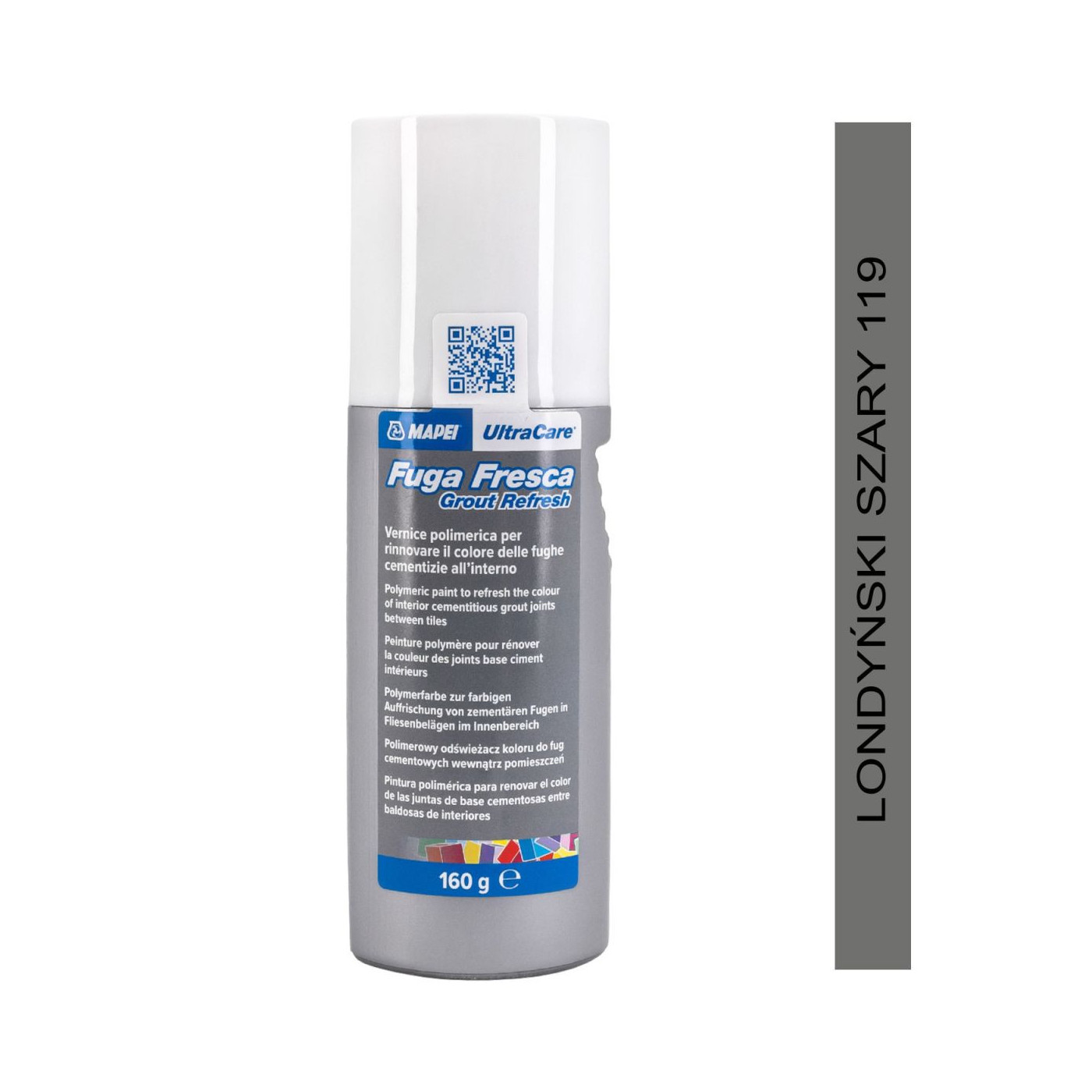 Fuga Fresca 119 Londyński Szary Farba Do Renowacji Fug Cementowych 160g Ultra Care Mapei