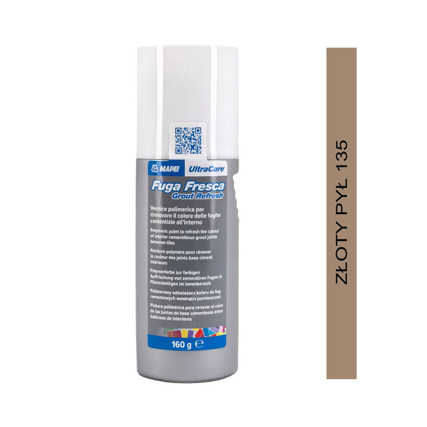 Fuga Fresca 135 Złoty Pył Farba Do Renowacji Fug Cementowych 160g Ultra Care Mapei