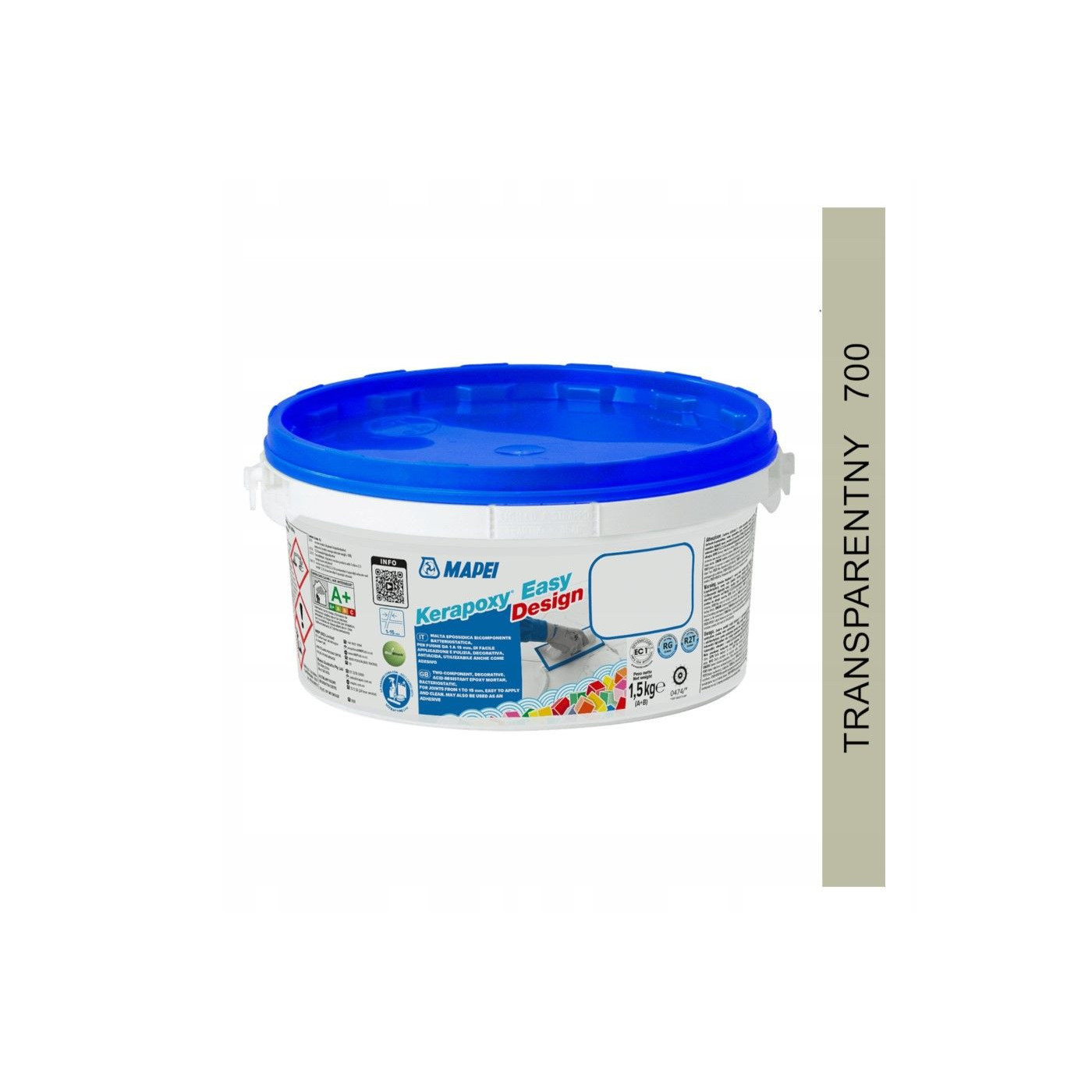 Fuga Kerapoxy ED Transparentny 700 1,5 kg Mapei