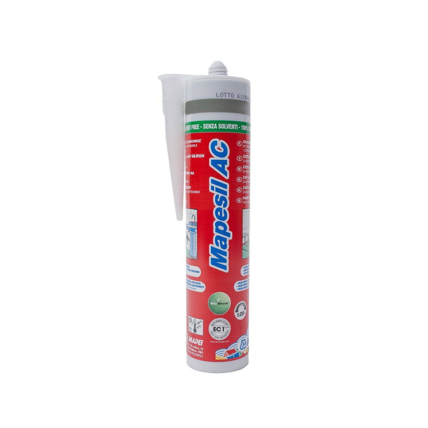 Silikon Mapesil AC 127 Arktyczny Biały 310 Ml Mapei