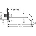 Wylewka Wannowa Tecturis S Czarny Mat 73411670 Hansgrohe