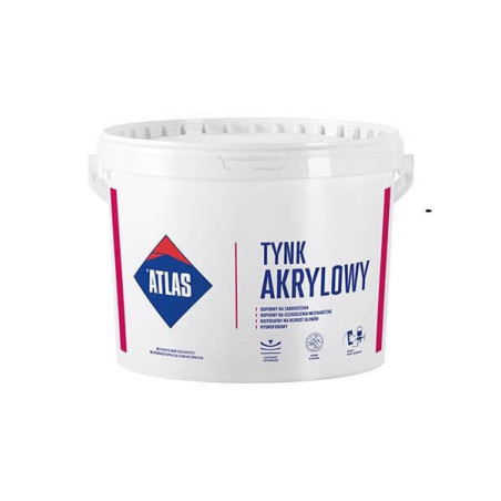 Baza Tynku Akrylowego N15 Biały 25 Kg Atlas
