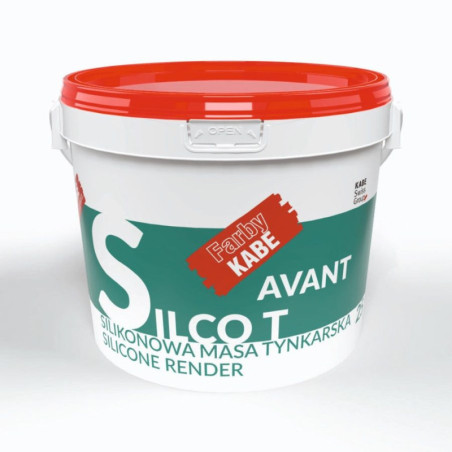 Tynk Silikonowy Silco T Avant 1,5 Mm Biały Baza A 25Kg Kabe