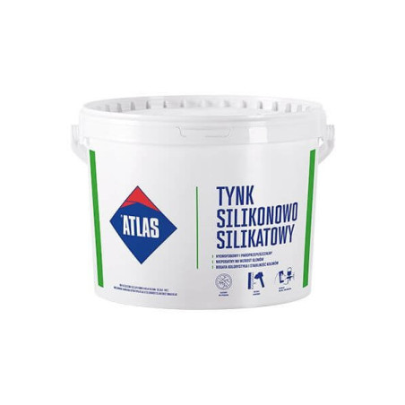 Baza Tynku Silikonowo-Silikatowego N15 Biała 25 Kg Atlas