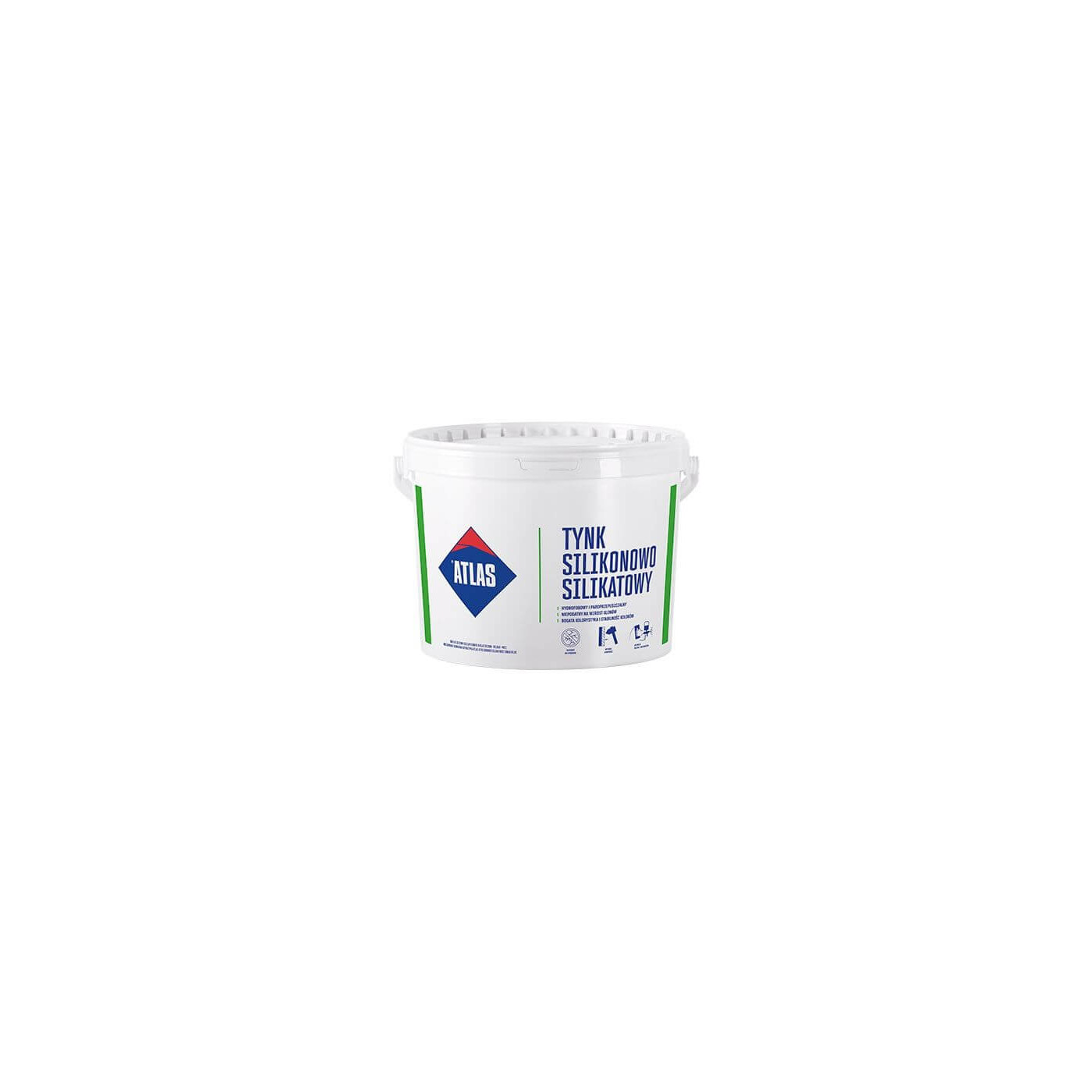 Baza Tynku Silikonowo-Silikatowego N15 Szara 25 Kg Atlas