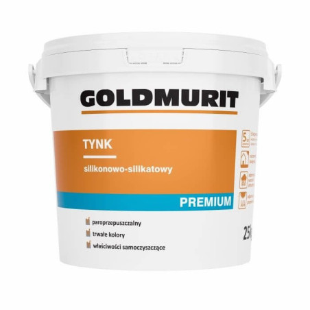 Tynk Silikatowo-Silikonowy Baranek 1,5Mm Baza 3 25Kg Goldmurit