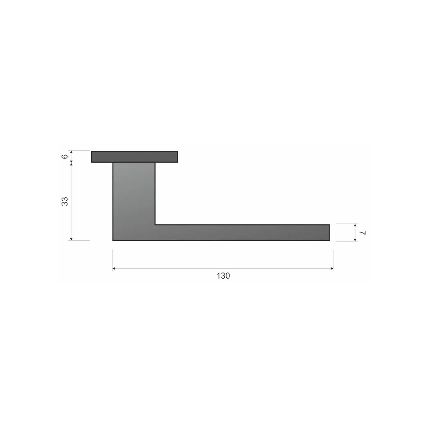 Klamka Cavo Fit KVO B00 Czarna Infinity Line