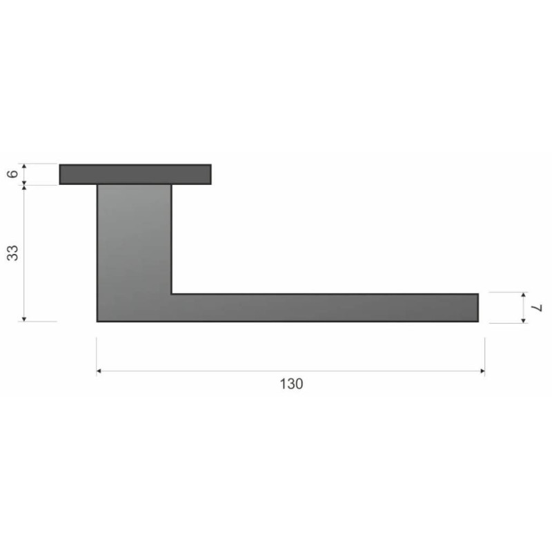 Klamka Cavo Fit KVO B00 Czarna Infinity Line