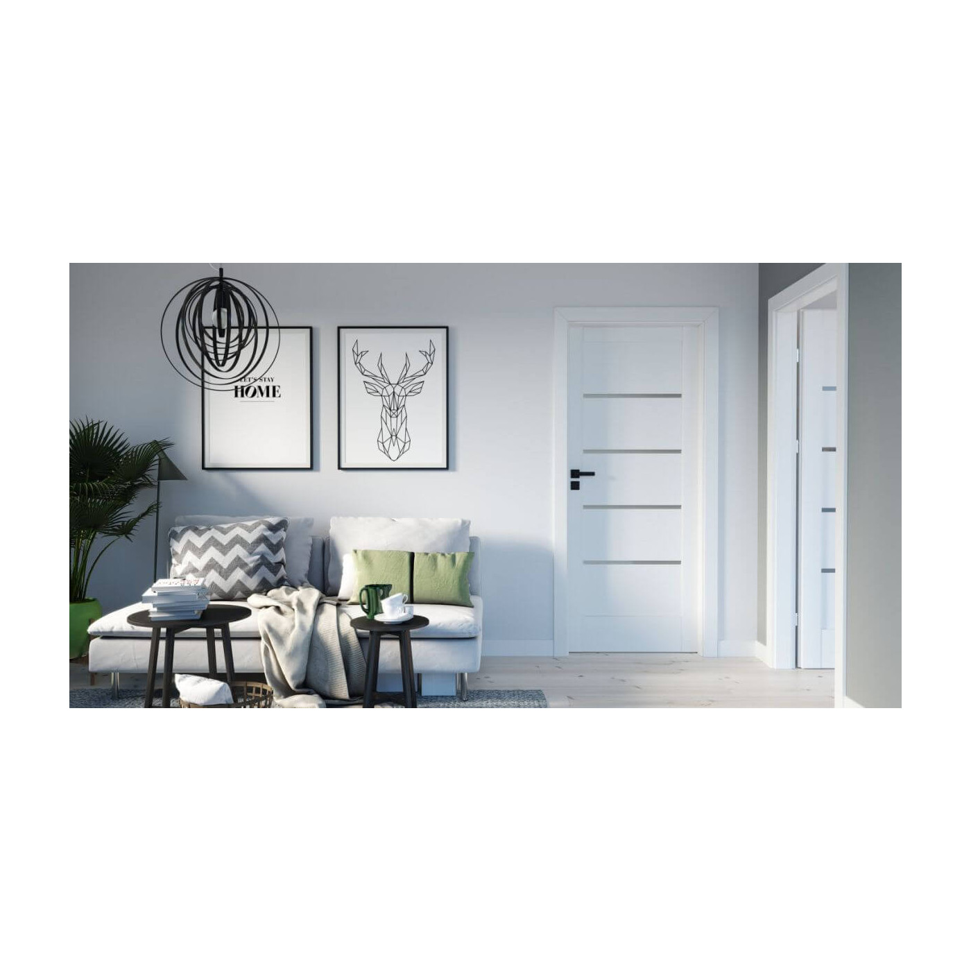 Drzwi Łazienkowe Verte Home G.4 Prawe 70 Przylgowe Porta