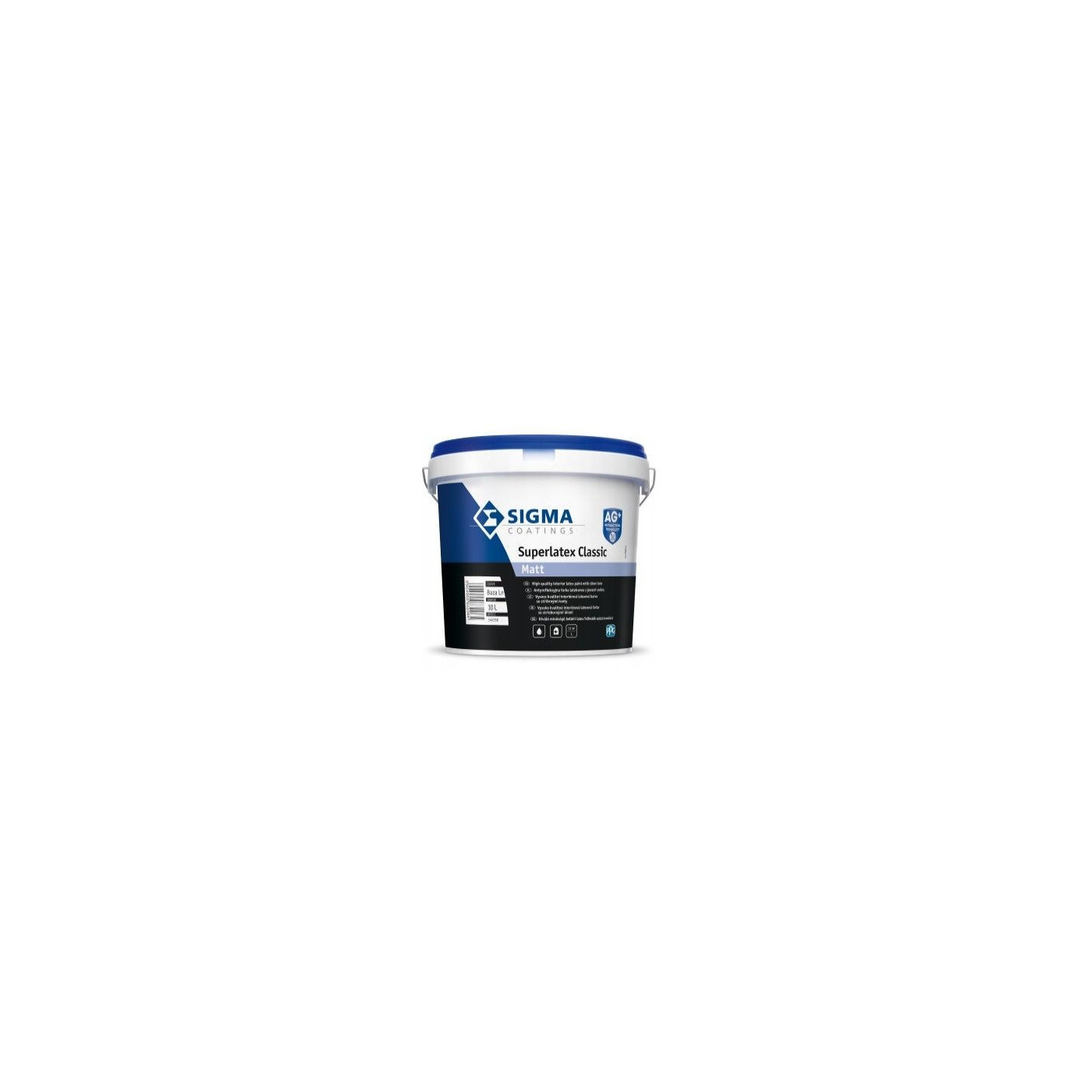 Farba Superlatex Classic mat 10L Baza ZN Sigma Coatings