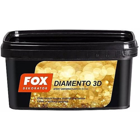 Farba Dekoracyjna Diamento 3D Carbon 1L Fox