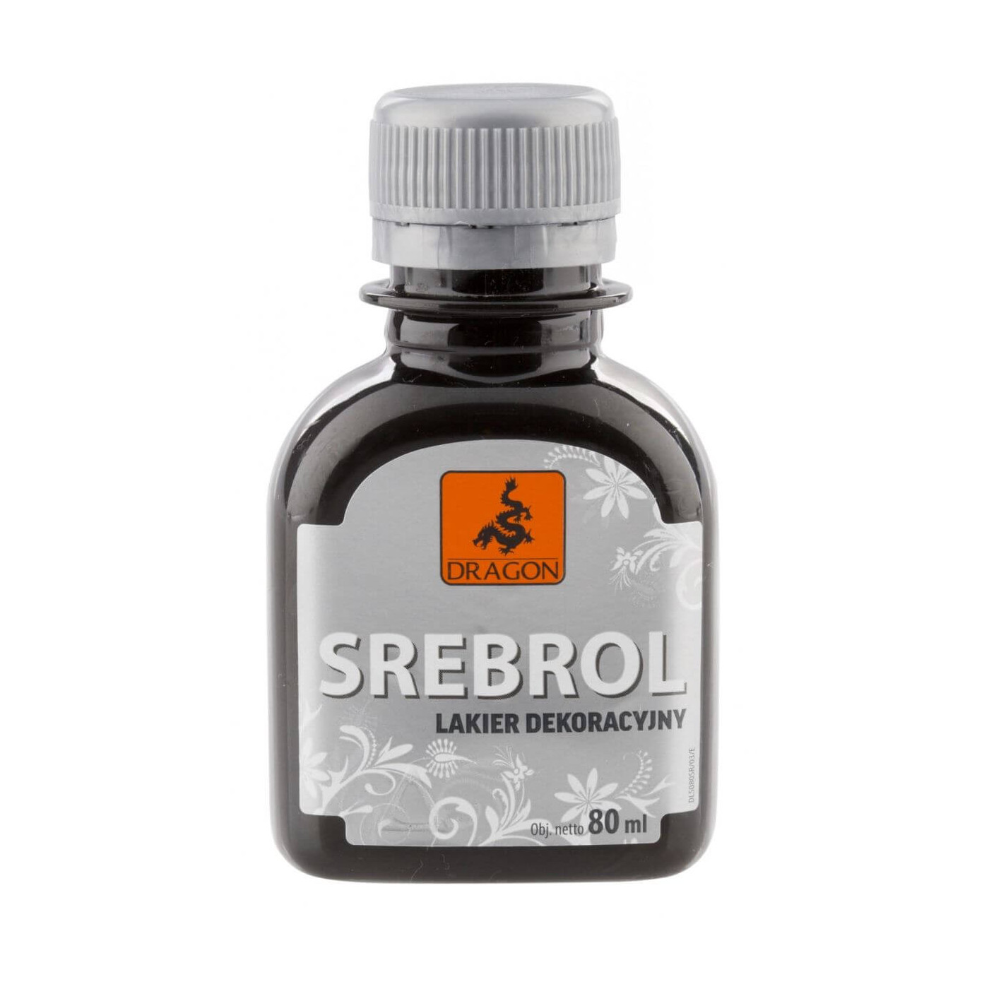 Lakier Dekoracyjny Srebrol 80 ml Dragon