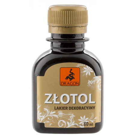 Lakier Dekoracyjny Złotol 80 ml Dragon