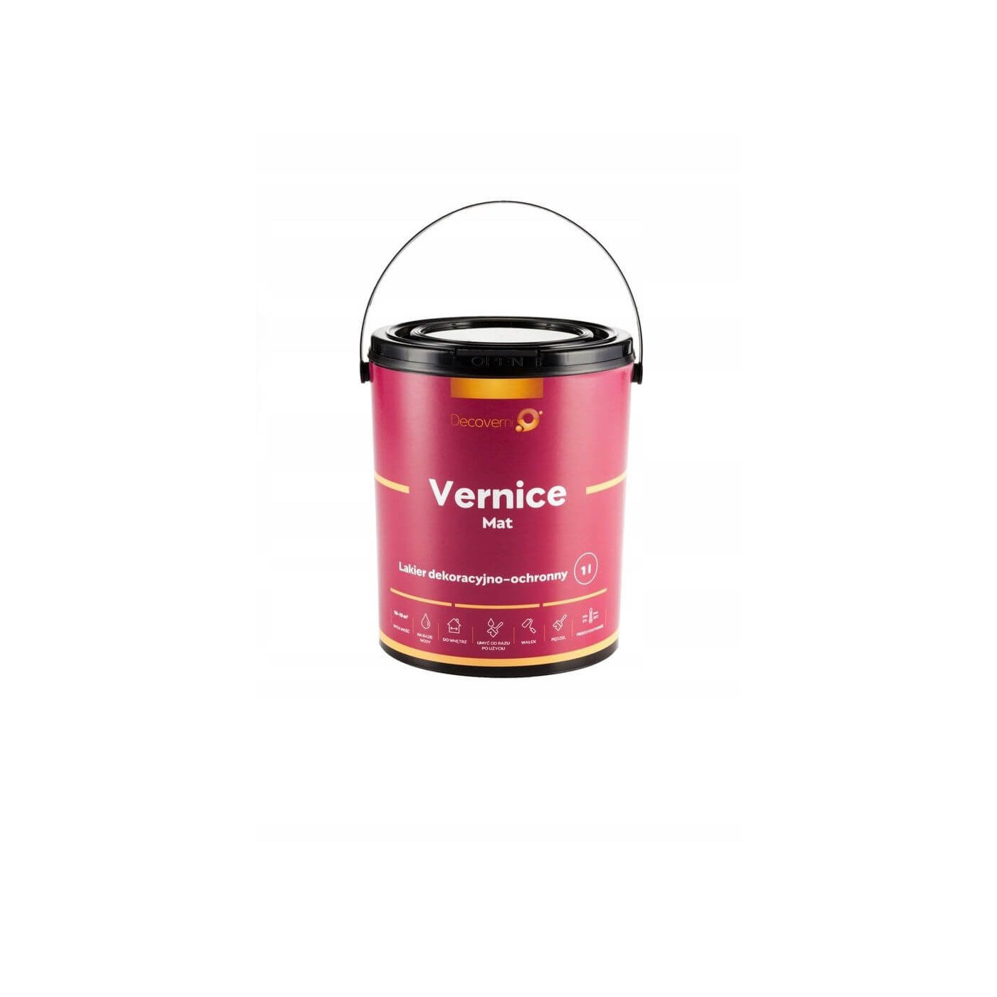Lakier Dekoracyjny Vernice Mat 1L Decoverni