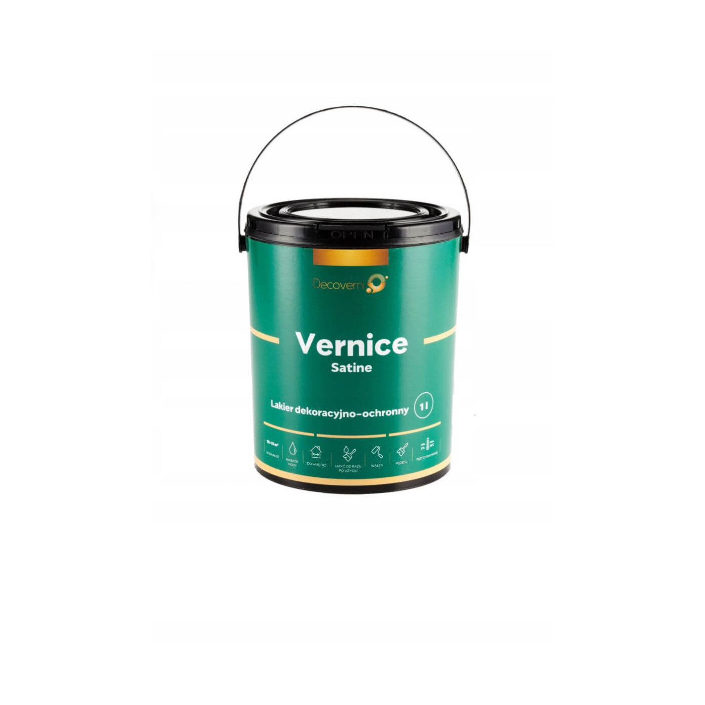 Lakier Dekoracyjny Vernice Satine 1L Decoverni