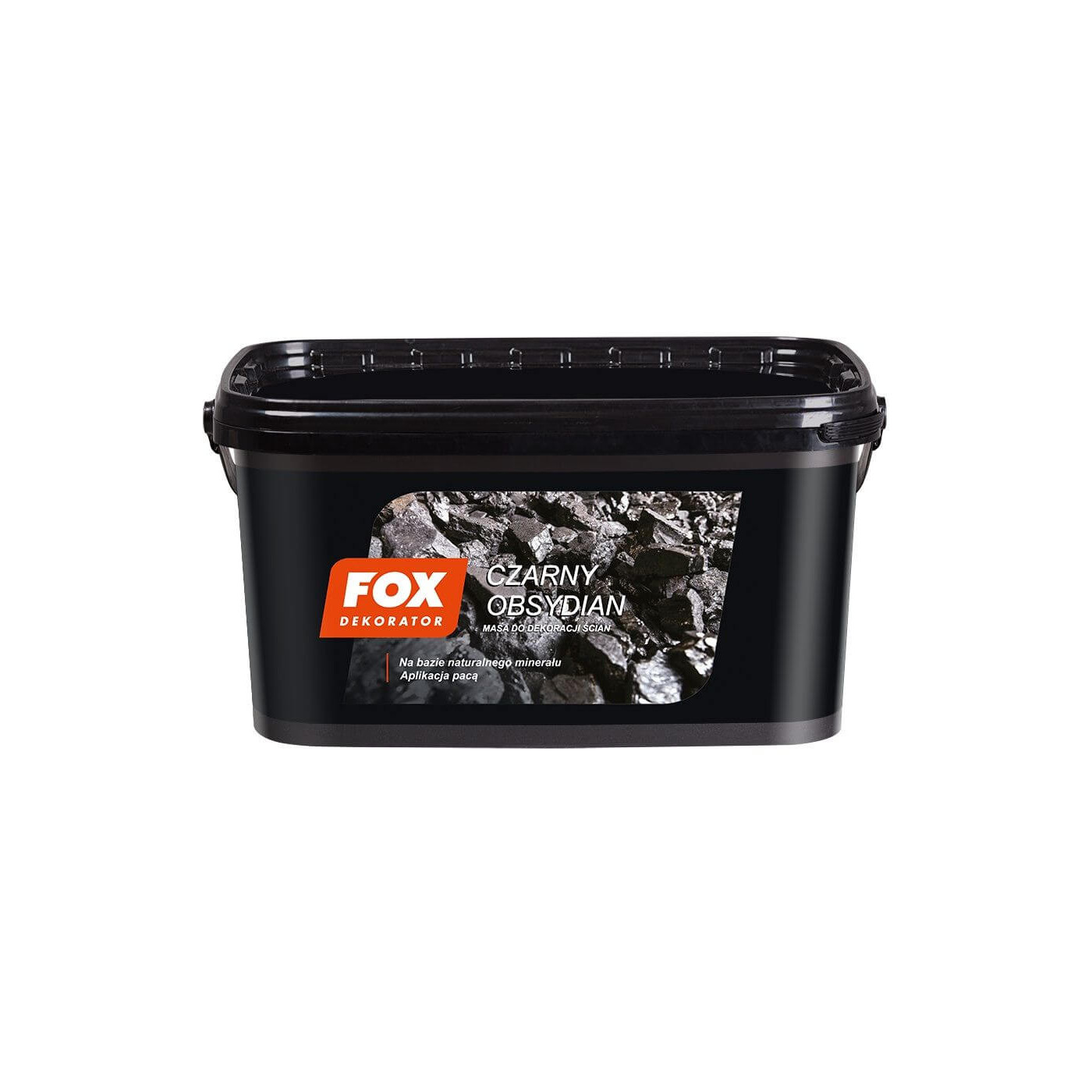 Tynk Dekoracyjny Czarny Obsydian 8 Kg Fox