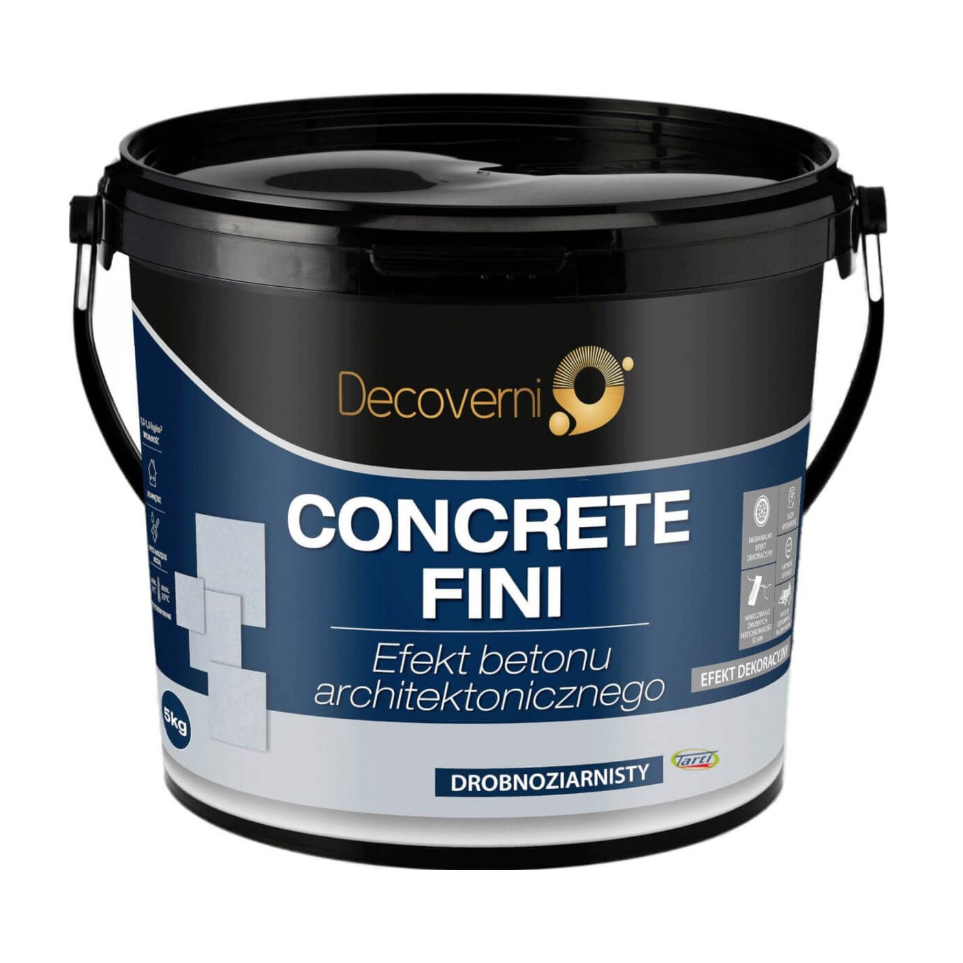 Tynk Dekoracyjny Concrete Fini Beton 5 kg Decoverni