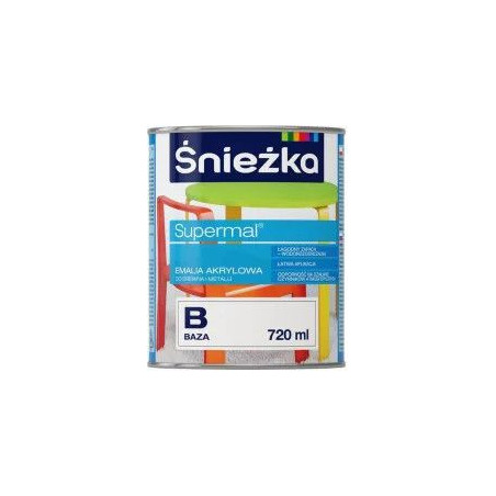Emalia Akrylowa Supermal Baza B 0,72L Śnieżka
