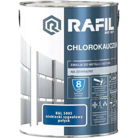 Emalia Chlorokauczokowa Niebieski Sygnałowy Ral 5005 0,75 L Rafil