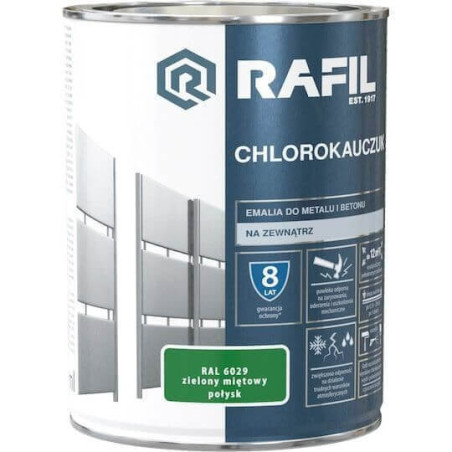 Emalia Chlorokauczokowa Zielony Miętowy Ral 6029 0,75 L Rafil