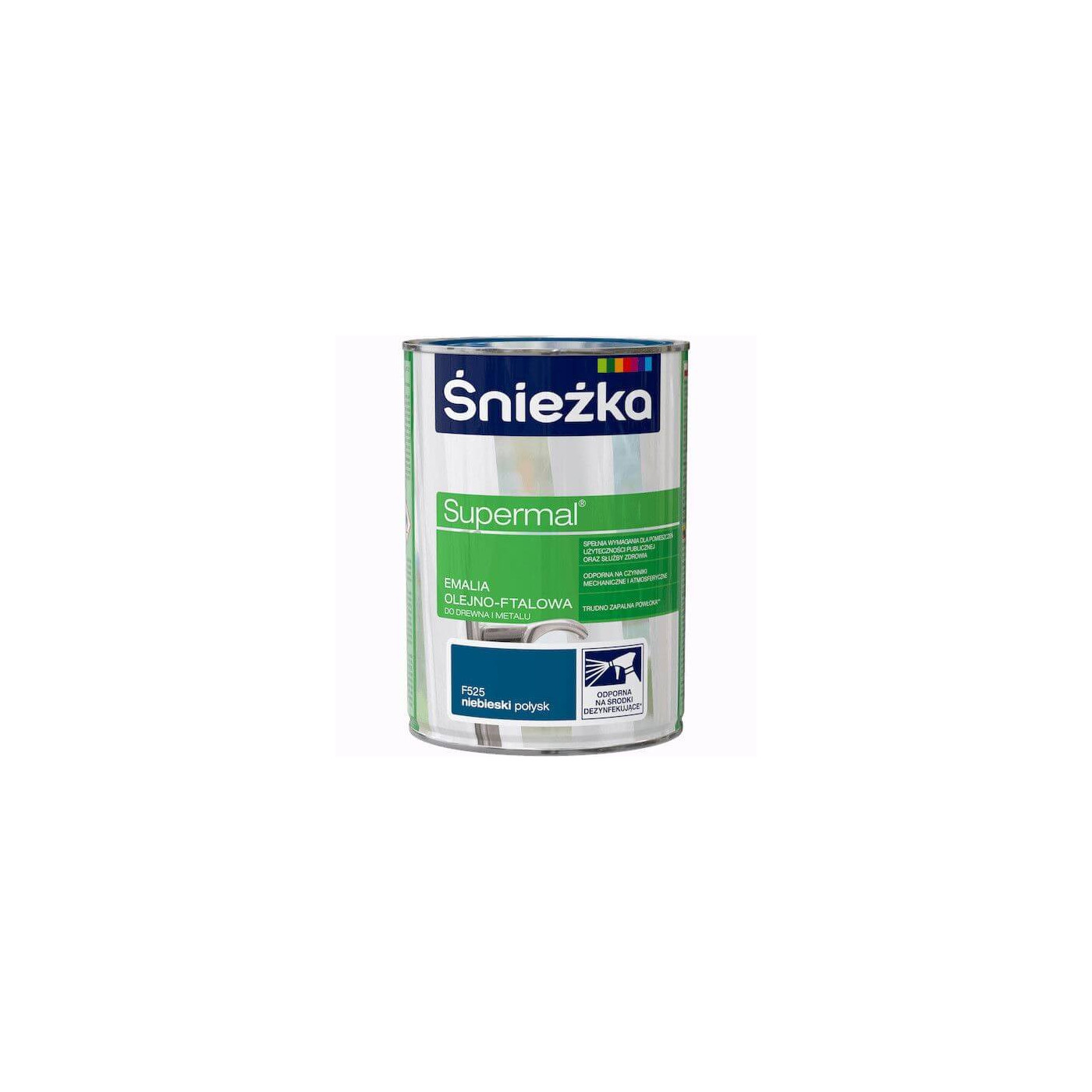 Emalia Nitro Niebieski 0,8 L Śnieżka