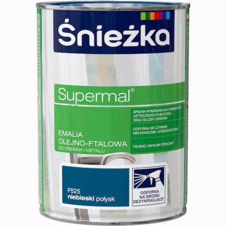 Emalia Nitro Niebieski 0,8 L Śnieżka