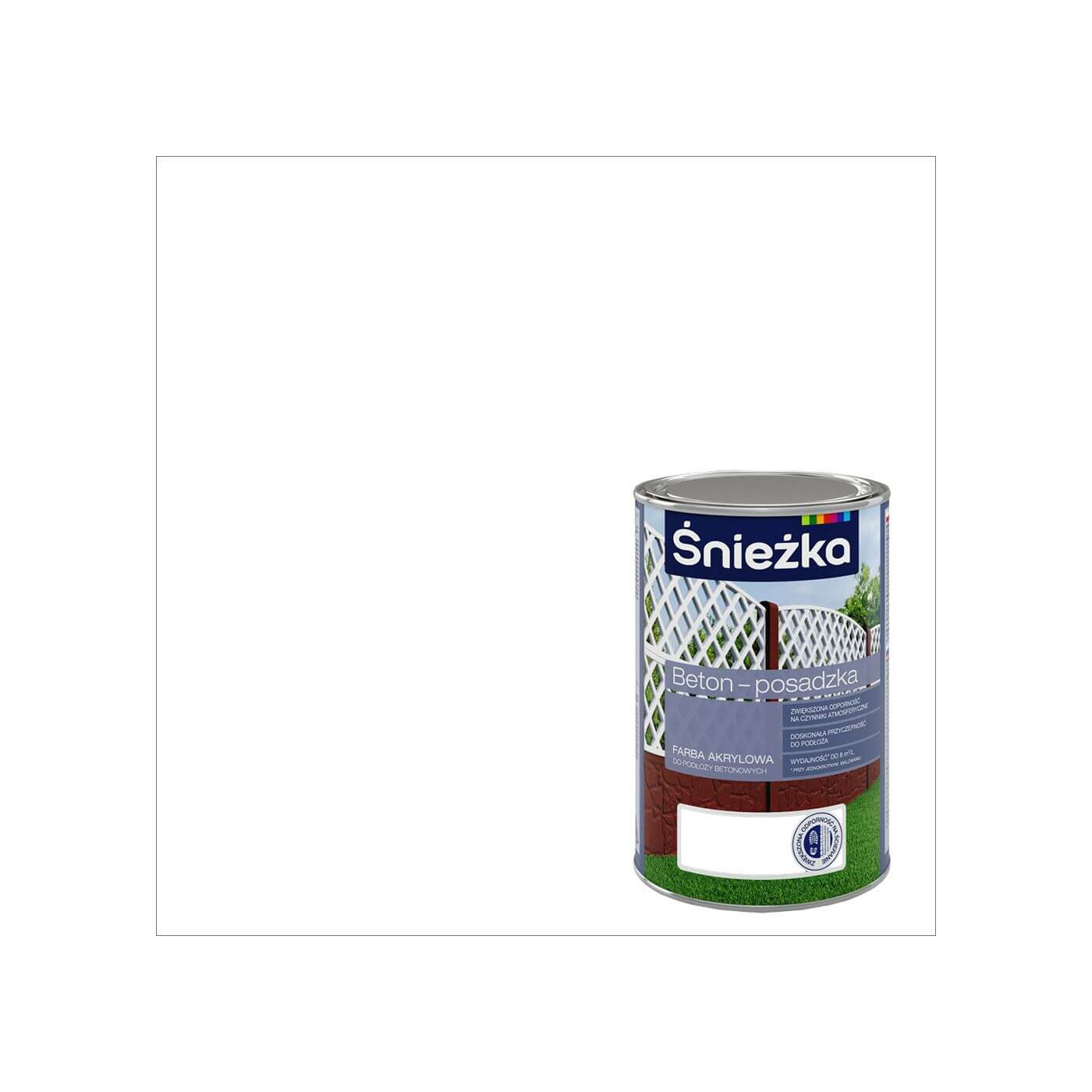 Farba Beton-Posadzka 5L Biały Śnieżka