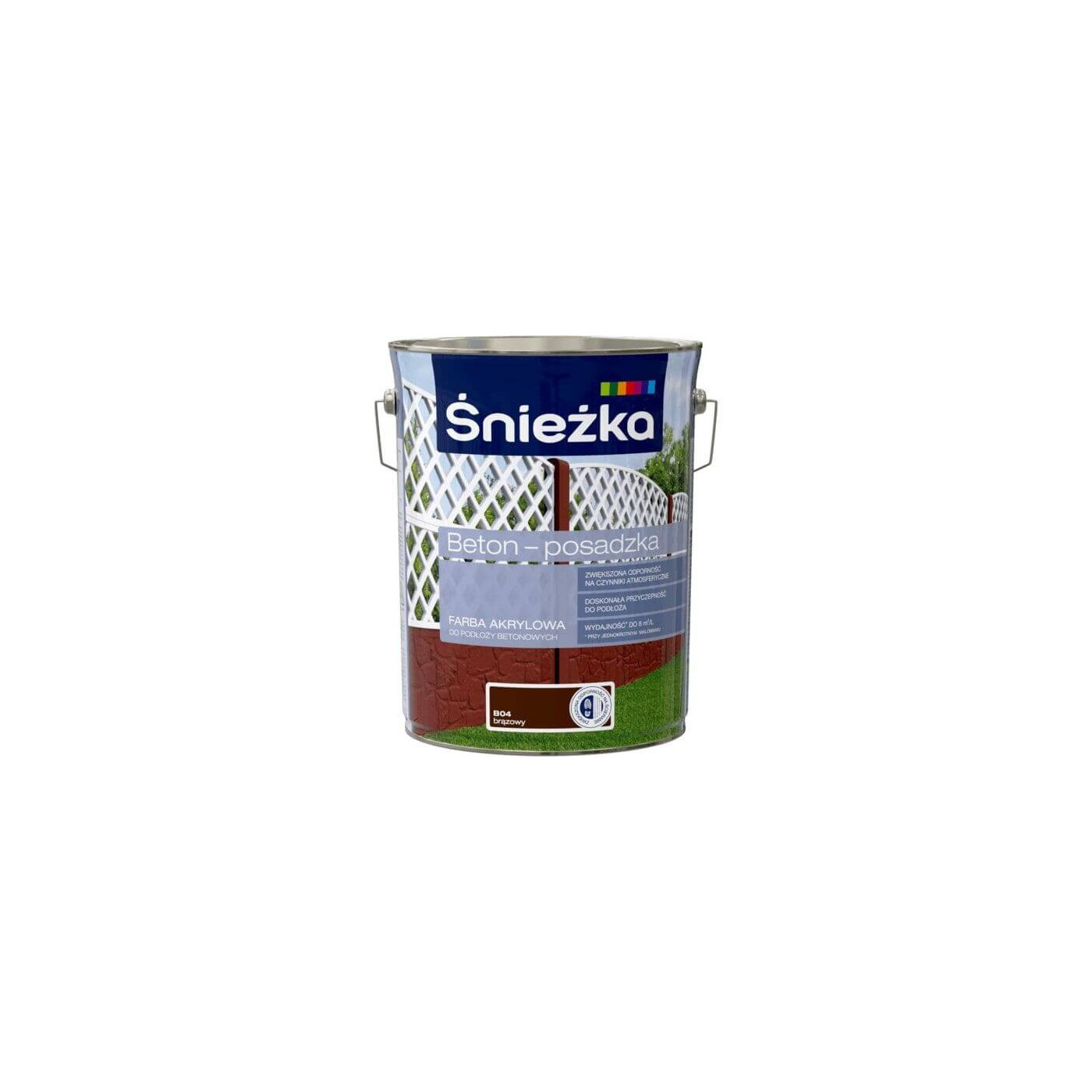 Śnieżka Beton-posadzka B04 brąz 0,8L