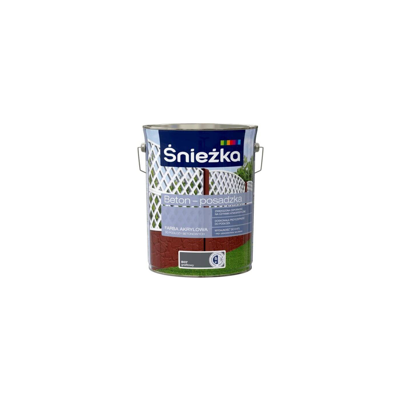 Śnieżka Beton-posadzka B07 Grafitowy 0,8L