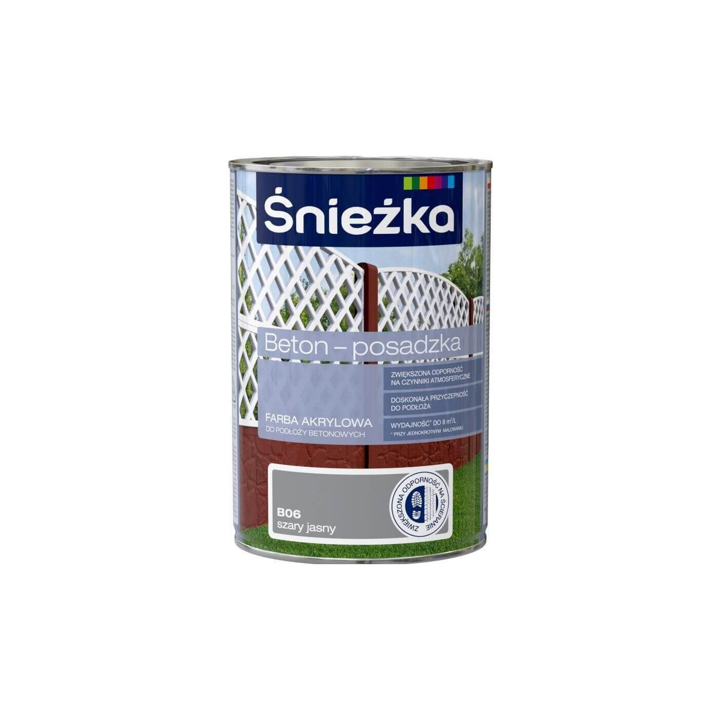 Śnieżka Beton-posadzka B06 Szary Jasny 0,8L
