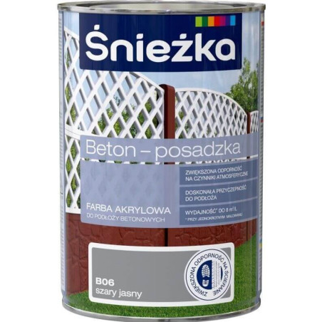 Śnieżka Beton-posadzka B06 Szary Jasny 0,8L