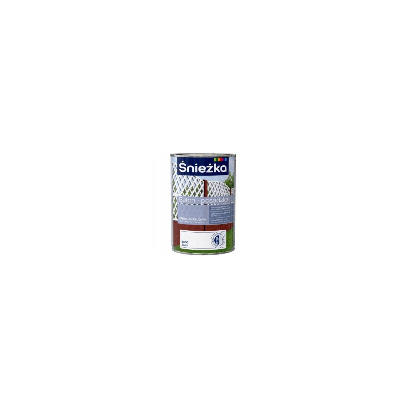 Farba Beton-Posadzka 0.8 L Biały Śnieżka
