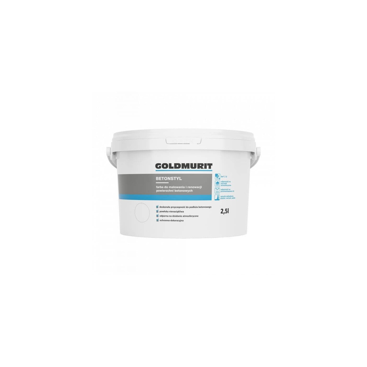 Farba Do Betonu Betonstyl Antracyt 2.5l Goldmurit
