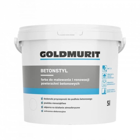 Farba Do Betonu Betonstyl Brąz Ciemny 5l Goldmurit