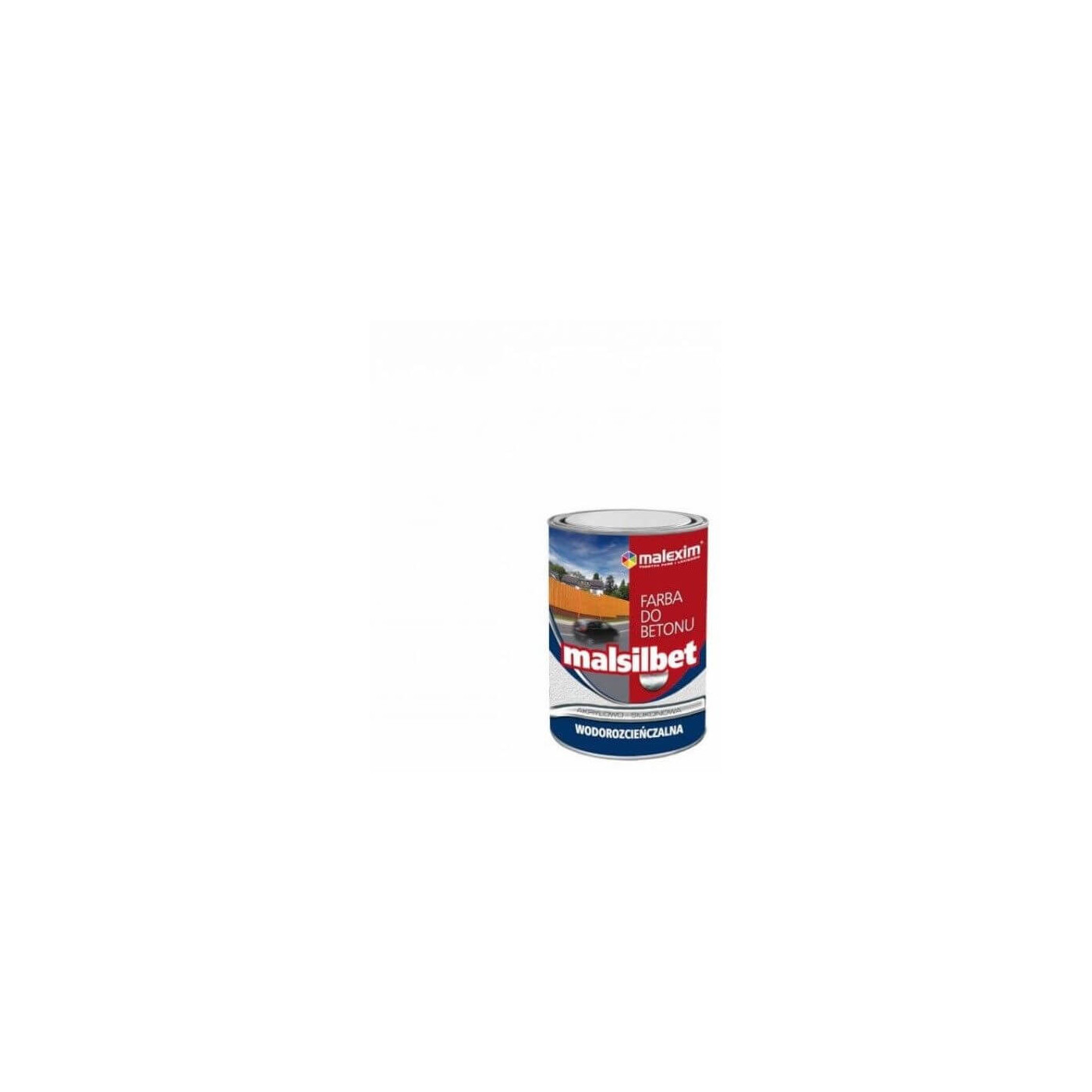 Farba Akrylowo-Silikonowa Malsilbet Biały 2.5L Malexim