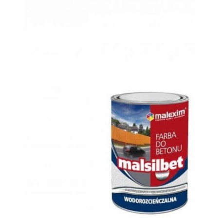 Farba Akrylowo-Silikonowa Malsilbet Biały 2.5L Malexim