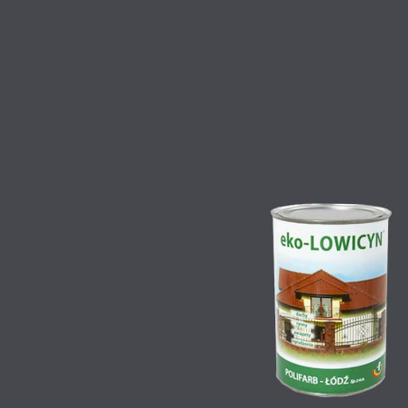 Farba Eko Lowicyn Grafit 10L RAL7024 Polifarb Łódź