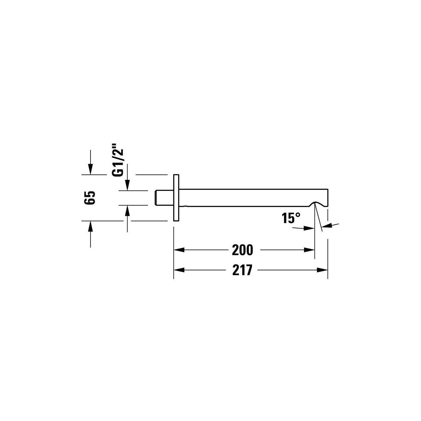 Wylewka Wannowa Circle Chrom CE5240010010 Duravit