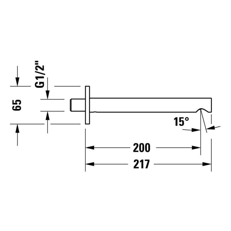 Wylewka Wannowa Circle Chrom CE5240010010 Duravit